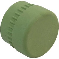 15 Millimeter (mm) Diameter FKM (Fluorocarbon) Without Drilled Hole Sealing Insert