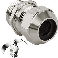 1.5 mm Pitch Thread and 10 mm Thread Length Metric Cable Gland for 3.5 to 5.0 mm Diameter Cable (1183.12.050LF)