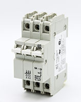 3 Pole, 39 mm Width, and 5 A AC UL-1077 Circuit Breaker