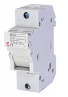 1 Pole, 14 x 51 mm Fuse Size, and 16 to 6 AWG Wire Size Fuse Holder