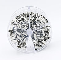 1.5 to 6.0 mm² Wire Size Uninsulated Wire Ferrule in Assortment Box