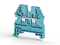 5.00 mm Width and 44.20 mm Height Blue Terminal Block
