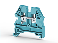 6.00 mm Width and 44.20 mm Height Blue Terminal Block