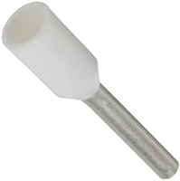 16.00 mm² Wire Size White Insulated Single Wire Ferrule for Thick Insulation