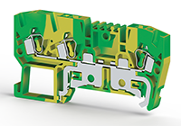 5.00 mm Width and 66.60 mm Height Yellow-Green Terminal Block