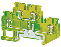 5.15 mm Width and 80.00 mm Height Yellow-Green Terminal Block