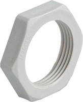Polyamide (PA) M25x1.5 and 32 Millimeter (mm) Wrench Size Lightgrey RAL 7035 Locknut
