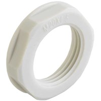 Polyamide (PA) M12x1.5 and 17 Millimeter (mm) Wrench Size Lightgrey RAL 7035 Locknut
