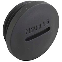 Black RAL 9005 Synthetic M20x1.5 Sealing Screw