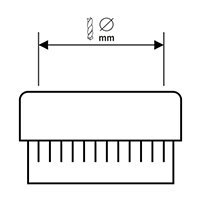 1000.20.30.03 NBR M20/PG13/PG16 Without Drilled Hole Sealing Insert secondary