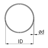 1000.75.00.08 NBR 72.0 x 2.0 M75 Thread O-Ring Sealing secondary