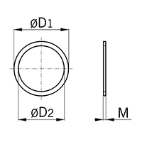 1012.45.16 M12x1.5 Entry Thread Sealing Washer secondary