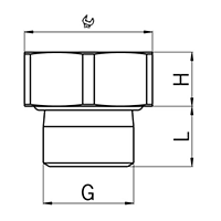 2460.12.97.34 M12x1.5 Thread Steel A4 (1.4404) Pressure Equalization Element with Membrane secondary