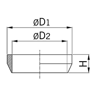 5030.013.045 Connectors US-P 45 Millimeter (mm) Outer Diameter PTFE Sealing secondary