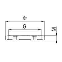 8012.85LF Brass Leadfree M12x1.5 and 15 Millimeter (mm) Wrench Size EMC Locknut secondary