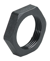 8211.40 Polyamide (PA) Pg 11 and 24 Millimeter (mm) Wrench Size Black RAL 9005 Locknut primary