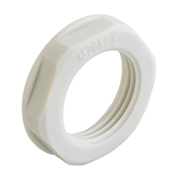8255.32 Polyamide (PA) M32x1.5 and 42 Millimeter (mm) Wrench Size Lightgrey RAL 7035 Locknut primary
