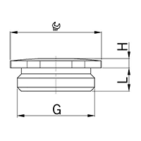 8745.12 Brass 6 Millimeter (mm) Thread M12x1.5 Sealing Screw secondary