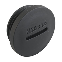 8845.25 Black RAL 9005 Synthetic M25x1.5 Sealing Screw primary