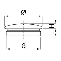 8855.20 Lightgrey RAL 7035 Synthetic M20x1.5 Sealing Screw secondary