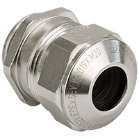 1.5 mm Pitch Thread and 6 mm Thread Length Metric Cable Gland for 12.5 to 14.0 mm Diameter Cable