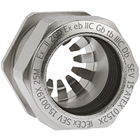 1.5 mm Pitch Thread and 5 mm Thread Length Metric Cable Gland for 4.5 to 6.0 mm Diameter Cable (EX1081.12.060)