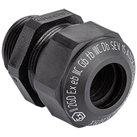 1.5 mm Pitch Thread and 12 mm Thread Length Metric Cable Gland for 4.5 to 6.0 mm Diameter Cable (EX1540.17.060)