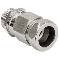 1.5 mm Pitch Thread and 5 mm Thread Length Metric Cable Gland for 4 to 6.5 mm Diameter Cable