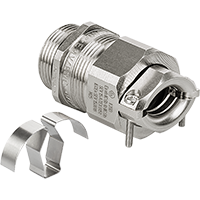 1.5 mm Pitch Thread and 10 mm Thread Length Metric Cable Gland for 5.0 to 6.5 mm Diameter Cable (EX1813.83.12.065)