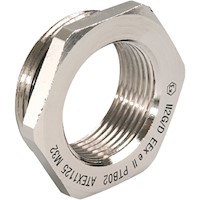 Brass M32x1.5 to M25x1.5 with 36 Millimeter (mm) Wrench Size Ex e II Reduction Flange