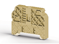 52 mm Height Beige End Stopper