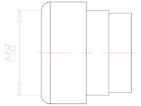 5 Millimeter (mm) Diameter NBR Without Drilled Hole Sealing Insert