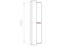 70 Millimeter (mm) Diameter NBR Without Drilled Hole Sealing Insert