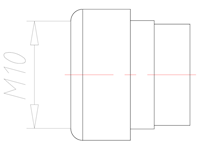 6 Millimeter (mm) Diameter FKM (Fluorocarbon) Without Drilled Hole Sealing Insert
