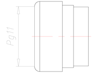 12 Millimeter (mm) Diameter FKM (Fluorocarbon) Without Drilled Hole Sealing Insert