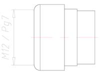 8 Millimeter (mm) Diameter FKM (Fluorocarbon) Without Drilled Hole Sealing Insert