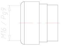 10.5 Millimeter (mm) Diameter FKM (Fluorocarbon) Without Drilled Hole Sealing Insert