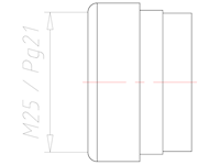 20.5 Millimeter (mm) Diameter FKM (Fluorocarbon) Without Drilled Hole Sealing Insert