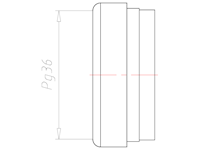 35 Millimeter (mm) Diameter NBR Without Drilled Hole Sealing Insert