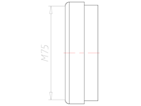 63 Millimeter (mm) Diameter NBR Without Drilled Hole Sealing Insert