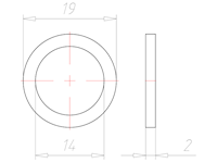 PG 9 Entry Thread Sealing Washer