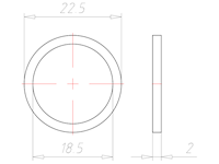 PG 11 Entry Thread Sealing Washer