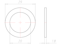 M20x1.5 Entry Thread Sealing Washer