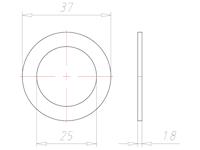 M25x1.5 Entry Thread Sealing Washer