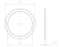 PG 36 Entry Thread Sealing Washer
