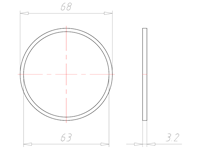 M63x1.5 Entry Thread Sealing Washer