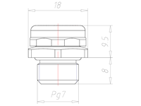 PG 7 Thread Nickel Plated Brass Sintered Filter Pressure Equalization Element