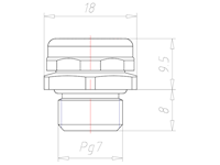 PG 7 Thread Nickel Plated Brass Membrane Pressure Equalization Element