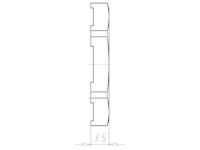 Brass Pg 11 and 21 Millimeter (mm) Wrench Size EMC Locknut
