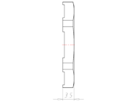 Brass Pg 13 and 24 Millimeter (mm) Wrench Size EMC Locknut